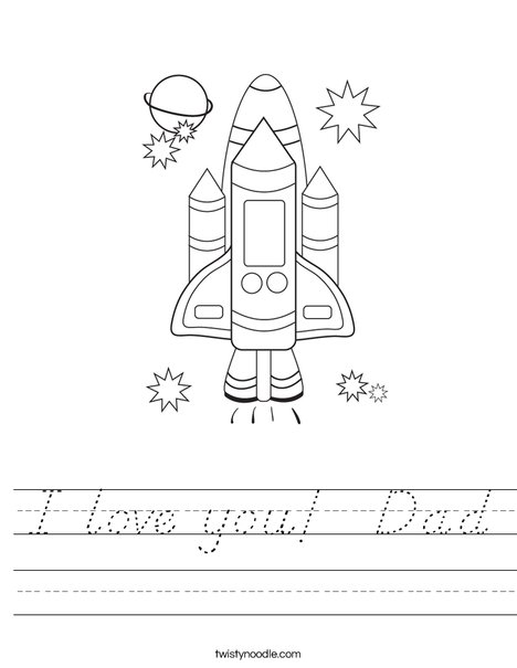 Space Shuttle Worksheet