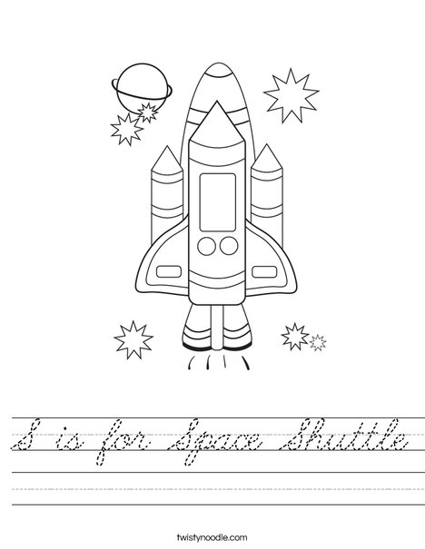 Space Shuttle Worksheet