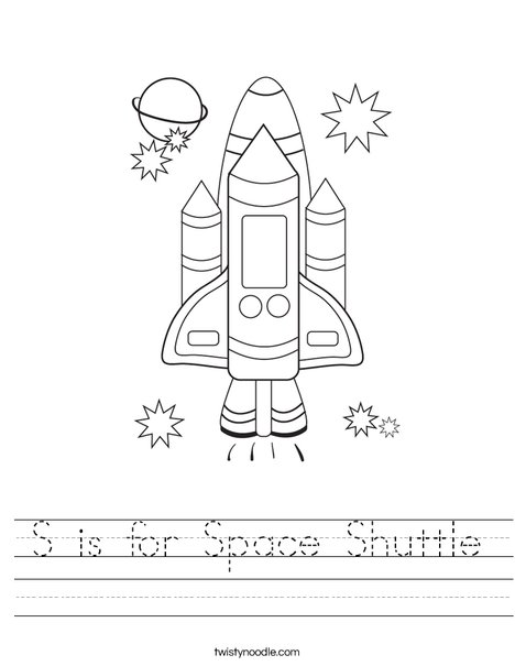 Space Shuttle Worksheet