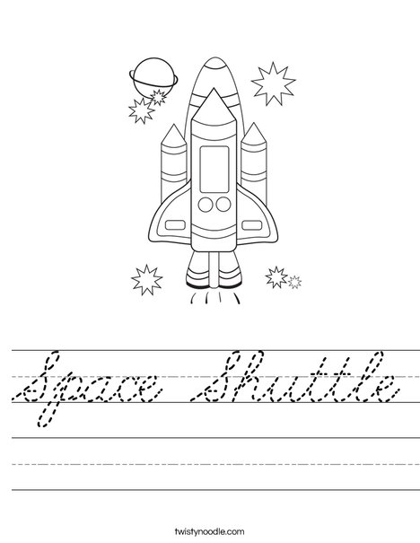 Space Shuttle Worksheet