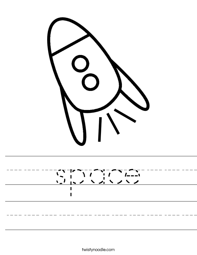 space Worksheet