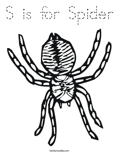 Spider Coloring Page