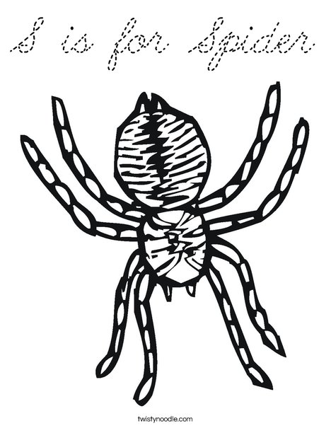 Spider Coloring Page
