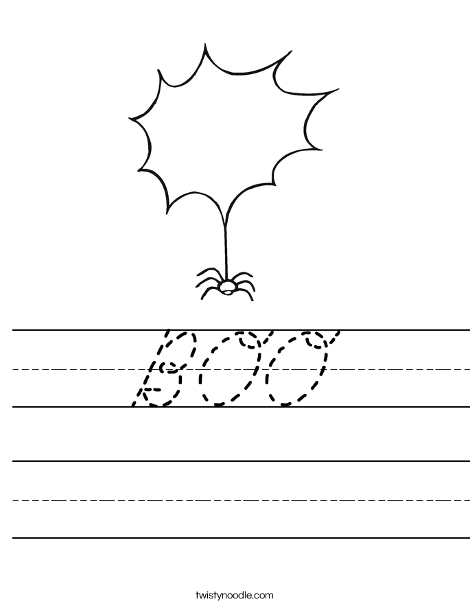 BOO Worksheet