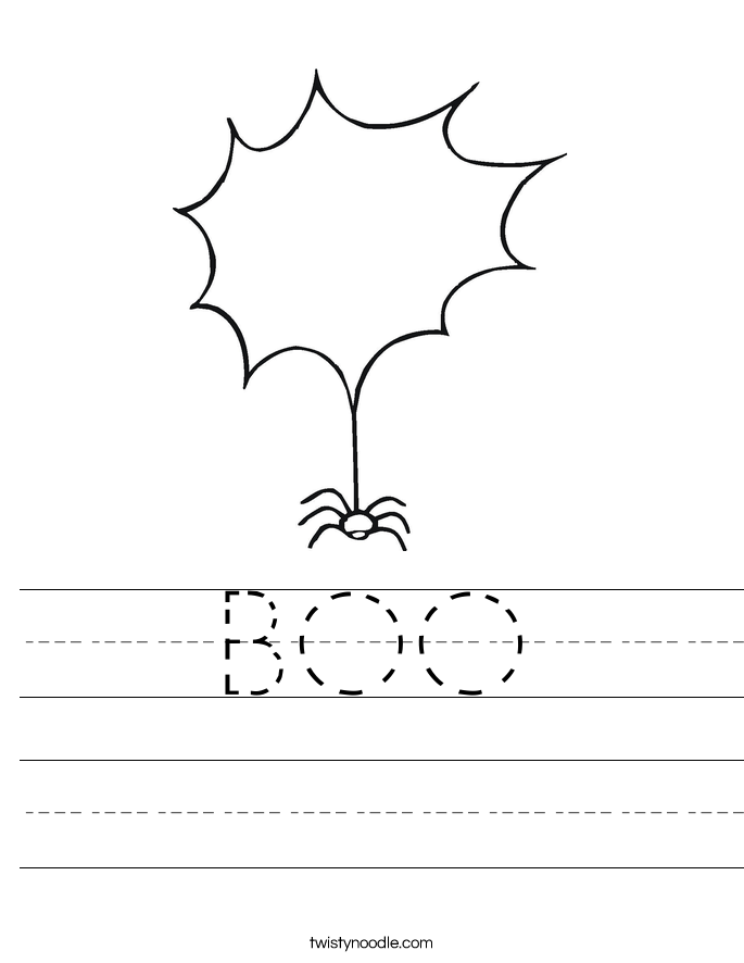 BOO Worksheet