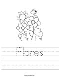 Flores Worksheet