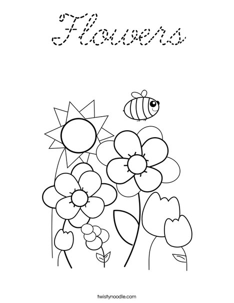 Spring Garden Coloring Page