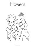 Flowers Coloring Page