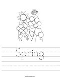 Spring Worksheet