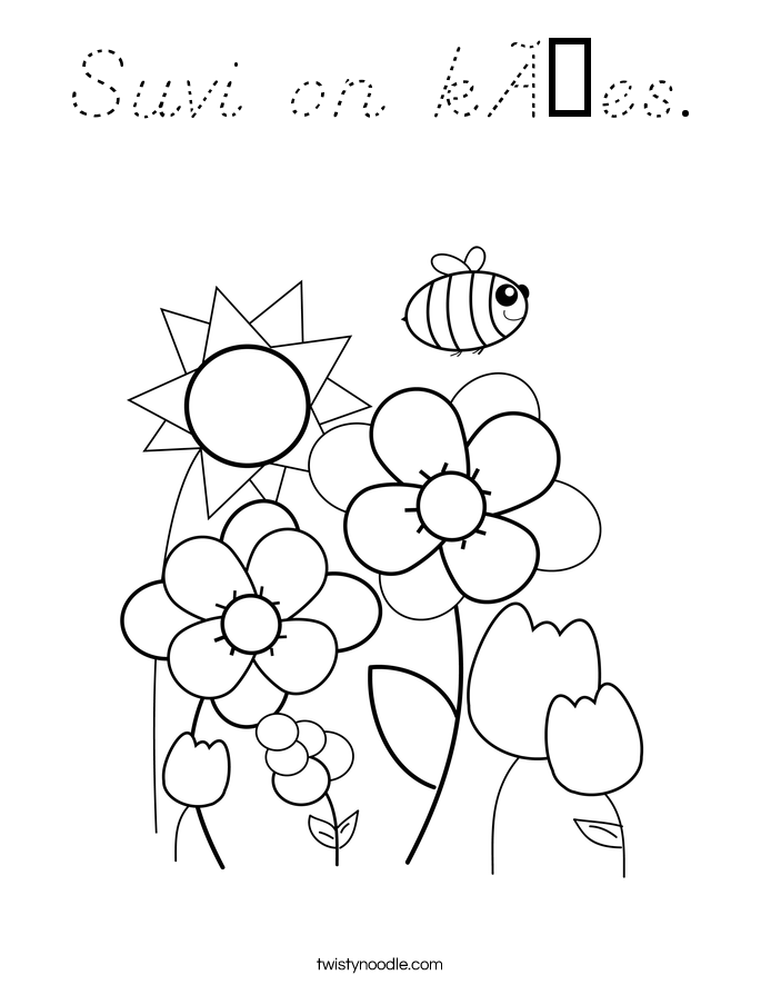 Suvi on käes. Coloring Page