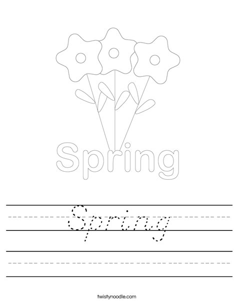 Spring Worksheet