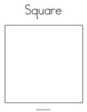 Square Coloring Page