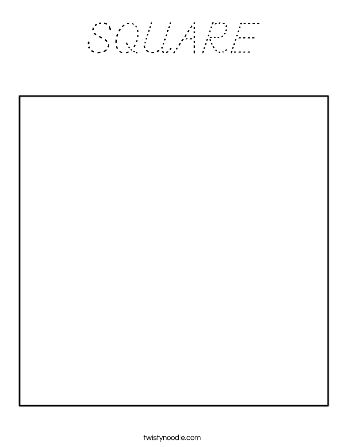 SQUARE Coloring Page
