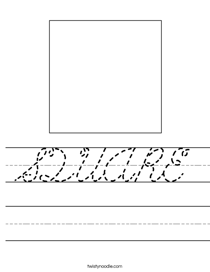 SQUARE Worksheet