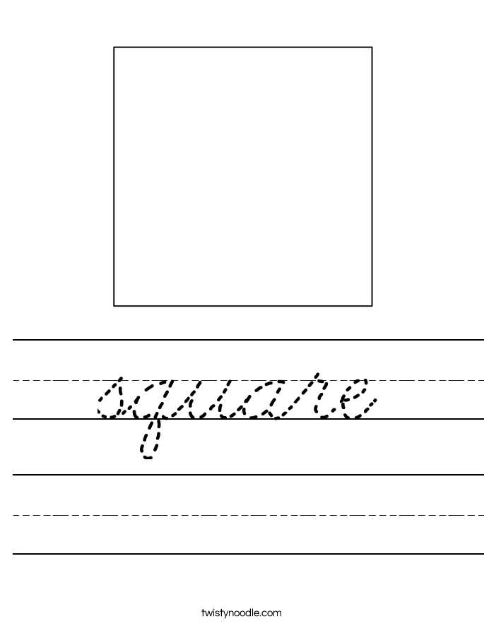 square Worksheet