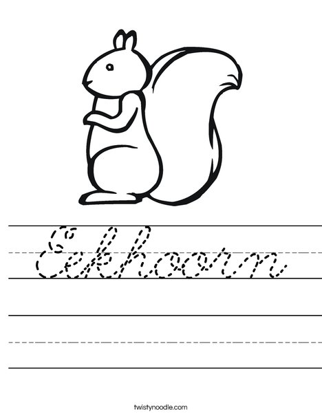 Squirrel2 Worksheet