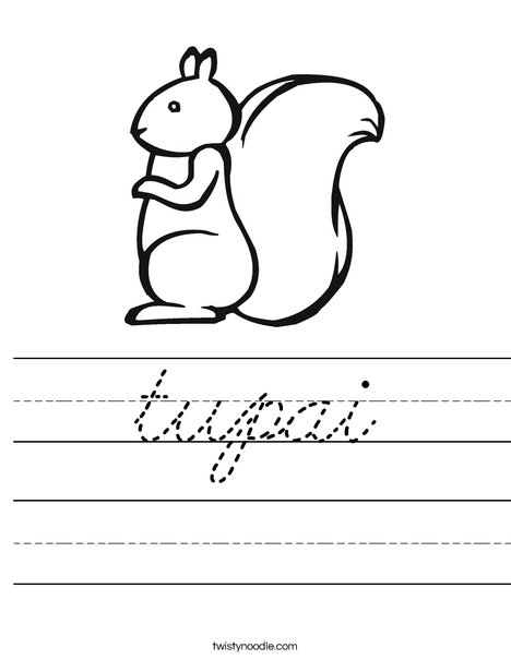 Squirrel2 Worksheet