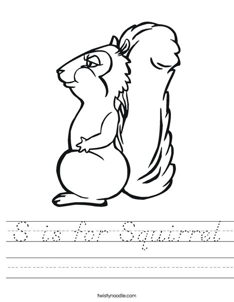 Squirrel1 Worksheet