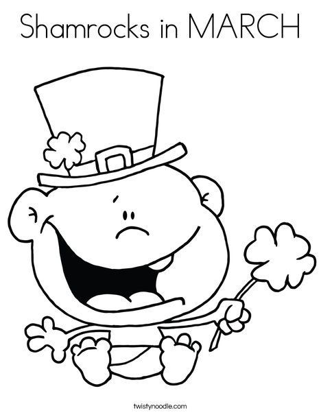 St. Patrick's Day Coloring Page