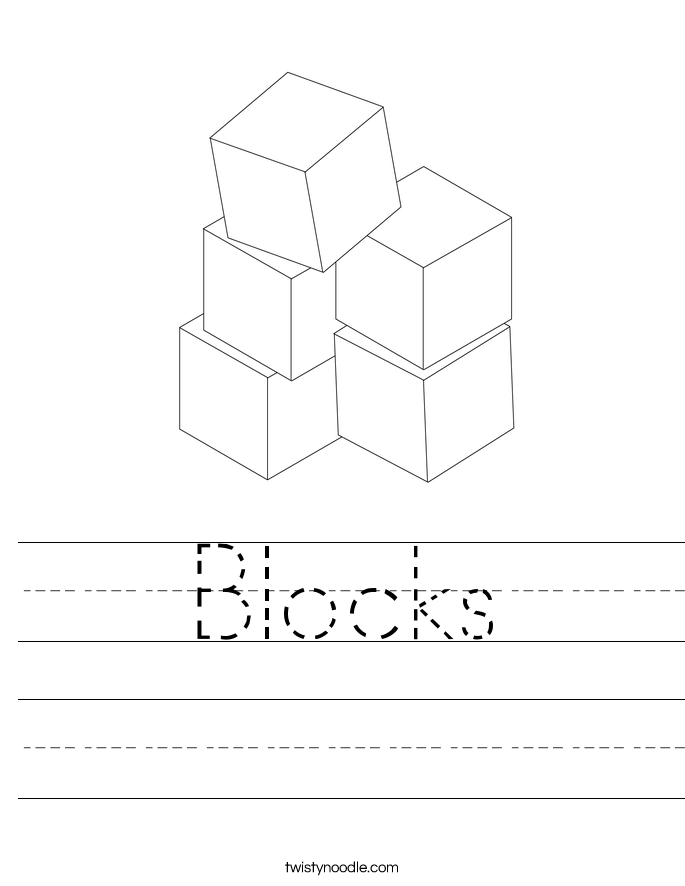 Blocks Worksheet