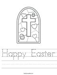 Happy Easter Worksheet