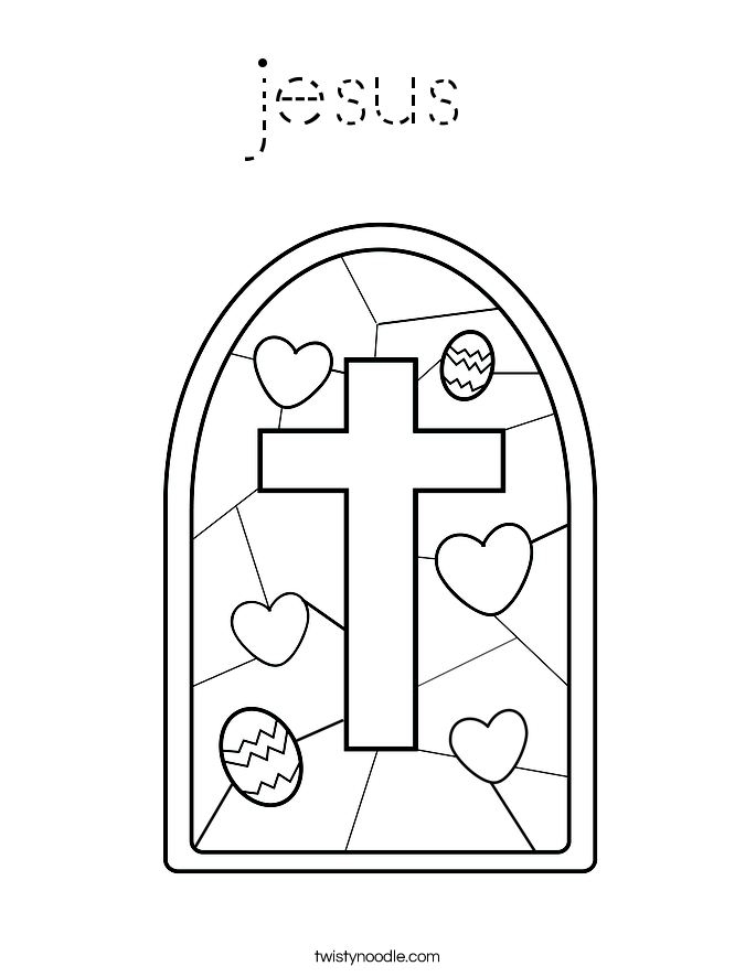 jesus Coloring Page
