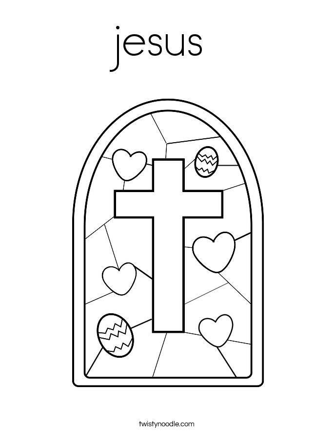 jesus Coloring Page