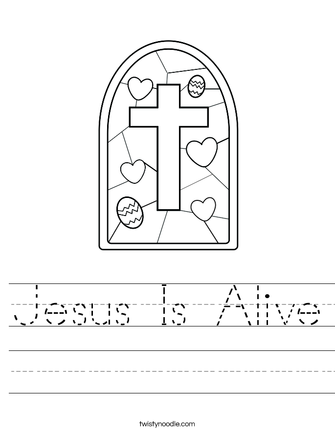 Jesus Is Alive Worksheet