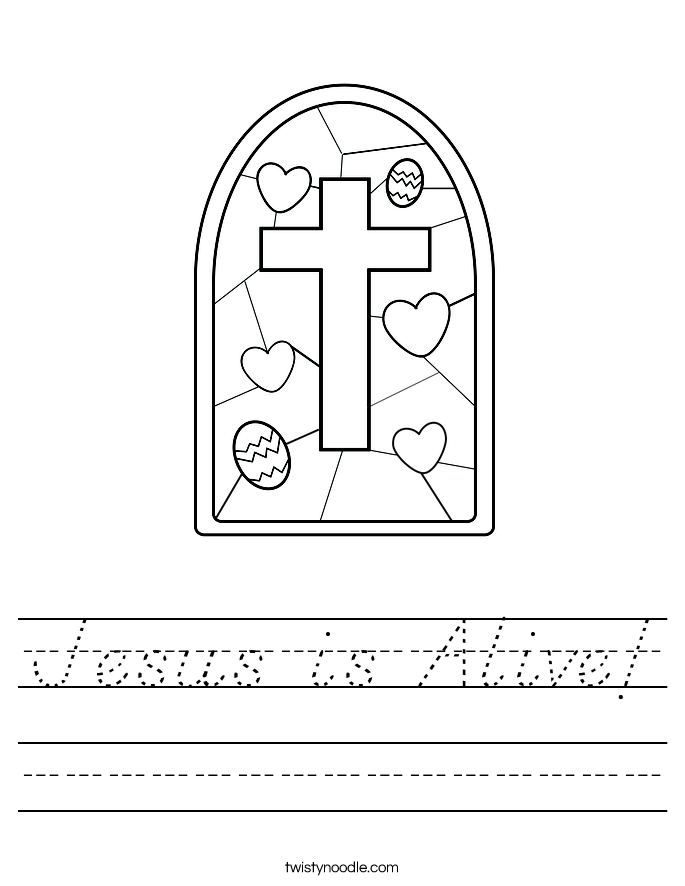 Jesus is Alive! Worksheet