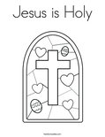 Jesus is HolyColoring Page