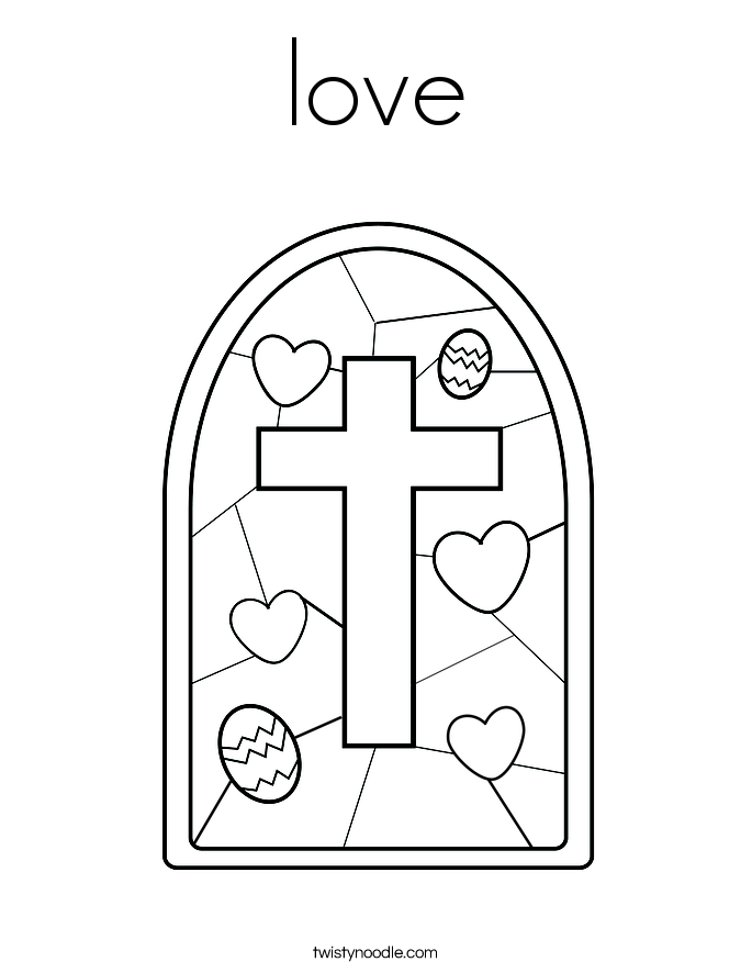 love Coloring Page
