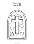 love Coloring Page