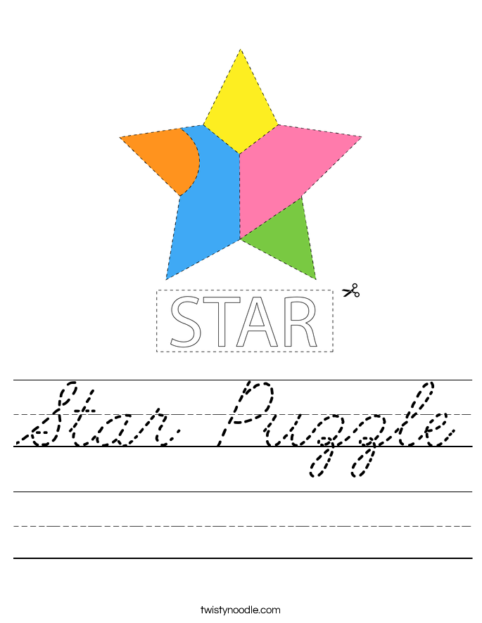 Star Puzzle Worksheet