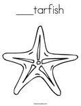 ___tarfish Coloring Page