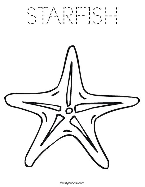 Sea Star Coloring Page