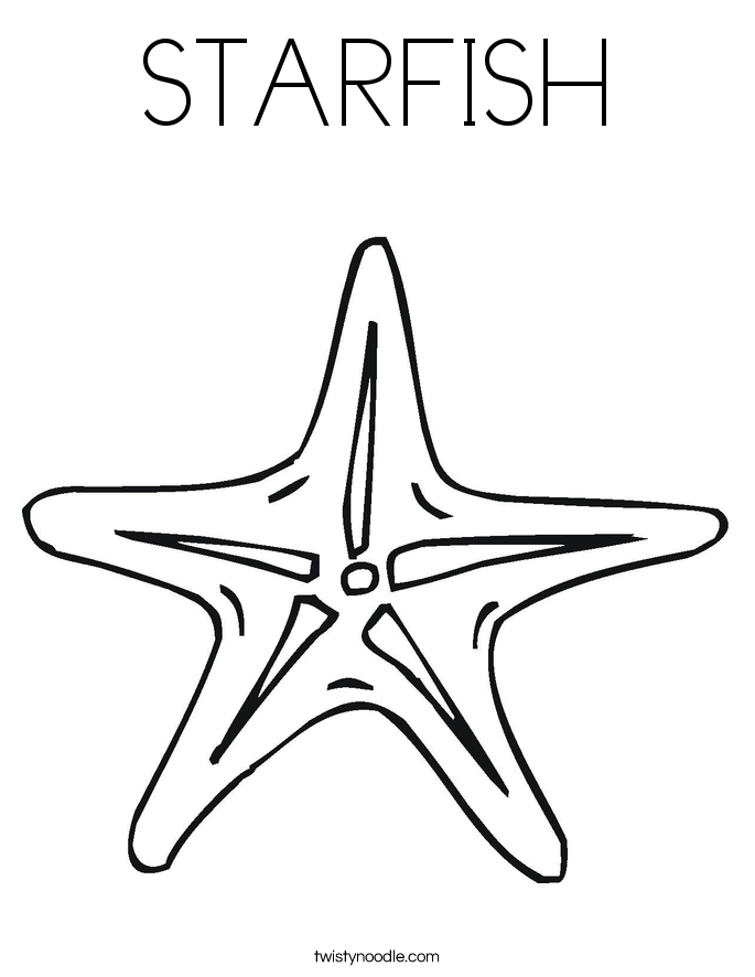 STARFISH Coloring Page
