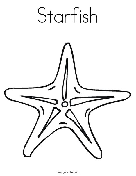 Sea Star Coloring Page