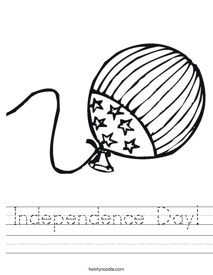 Independence Day! Worksheet