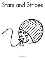 Stars and Stripes Coloring Page