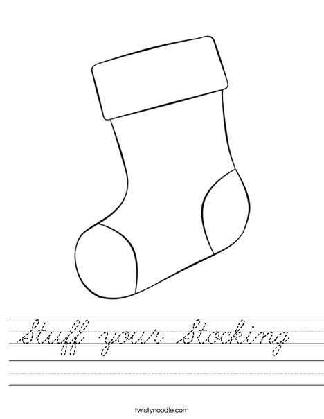 Stocking Worksheet