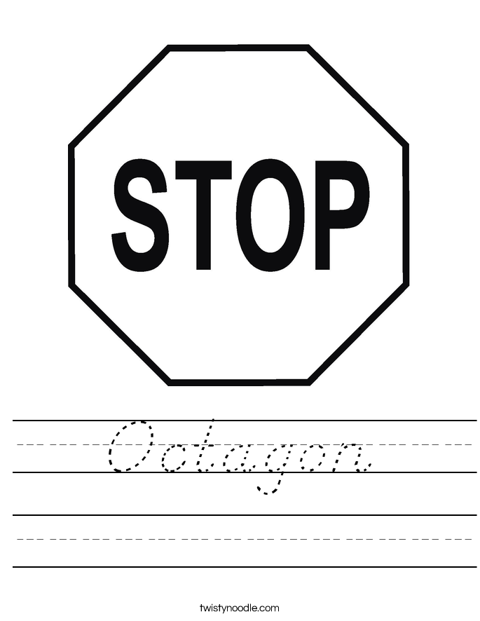 Octagon Worksheet