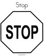 Traffic Signs And Signals Coloring Pages Twisty Noodle