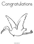 Congratulations Coloring Page