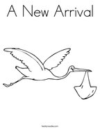 A New Arrival Coloring Page