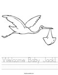 Welcome Baby Jack! Worksheet