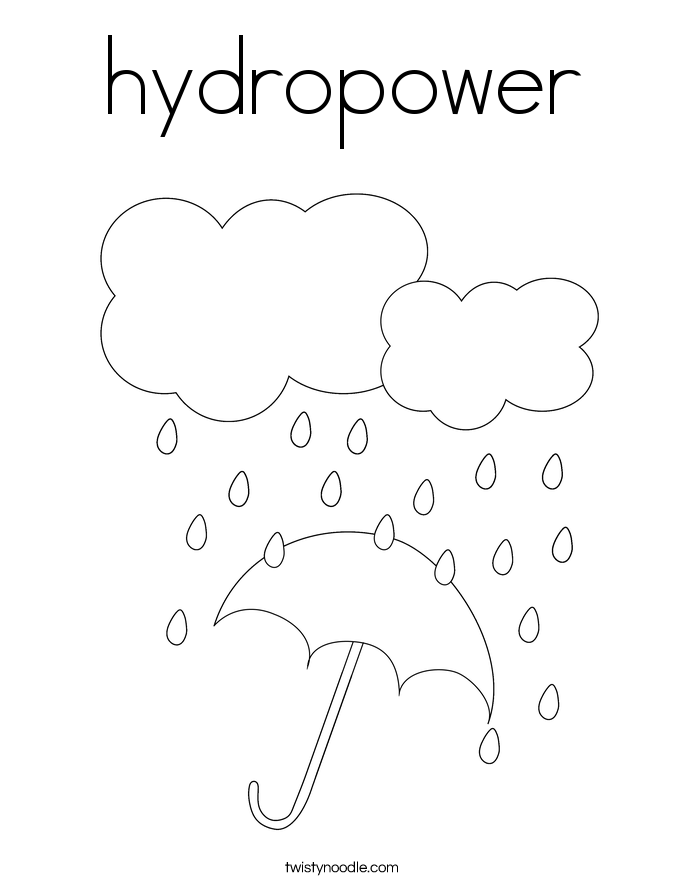 hydropower Coloring Page