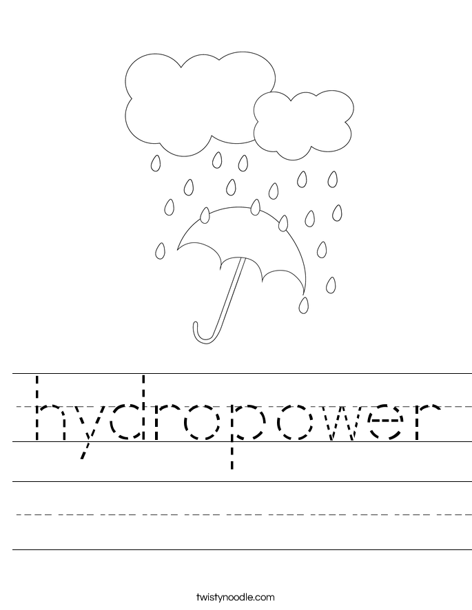 hydropower Worksheet