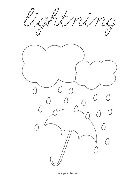 Storm Coloring Page