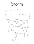 Storm Coloring Page