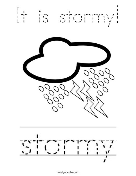 Stormy Coloring Page